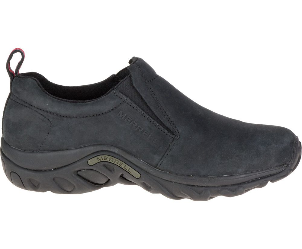 Merrell Slip Ons Męskie Czarne - Jungle Moc Nubuck - 920756-MNC